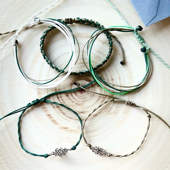 🏞️🌳NEW Pura Vida Inspired/Nature/Fresh Air /Set 5Handmade Adjustable Bracelets - Picture 8 of 11